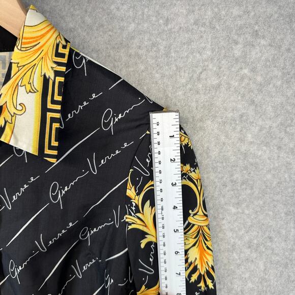 Xingchenkaiyi Blouse Womens Size M Multicolor Baroque Long Sleeve Button Up - Picture 12 of 13